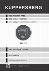 Kuppersberg GIM 6078 Technischer Pass