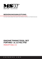 MSW Motor Technics MSW-ETT-VAG-110 Bedienungsanleitung