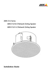 Axis Communications C1211-E Installationsanleitung