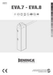 Beninca EVA.8 Bedienungsanleitung