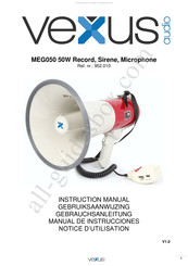 Vexus Audio MEG050 Gebrauchsanleitung