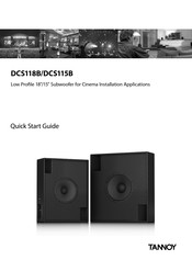 Tannoy DCS118B Kurzanleitung