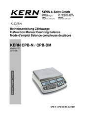 KERN CPB 15K2DM Betriebsanleitung
