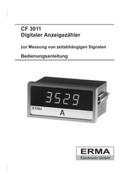 Erma Electronic CF 3011 Bedienungsanleitung