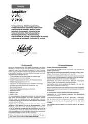 Blaupunkt Velocity V 250 Einbauanleitung / Bedienungsanleitung