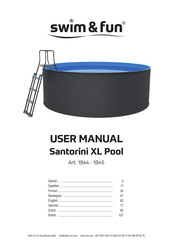 Swim & Fun Santorini XL Pool Bedienungsanleitung