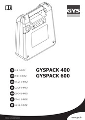 GYS PACK 600 Bedienungsanleitung