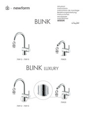 Newform BLINK luxury 70915 Bedienungsanleitung