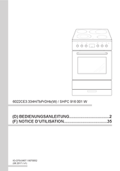 Amica 6022CE3.334HiTbPrDHbW Bedienungsanleitung