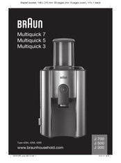 Braun Multiquick 7 J 700 Bedienungsanleitung