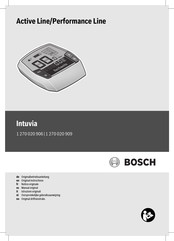 Bosch Intuvia 1 270 020 906 Originalbetriebsanleitung