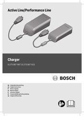 Bosch 0 275 007 915 Originalbetriebsanleitung