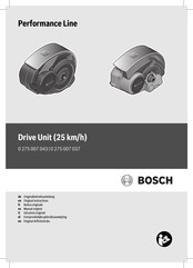 Bosch 0 275 007 043 Originalbetriebsanleitung