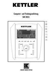 Kettler SM 2855 Computer- Und Trainingsanleitung