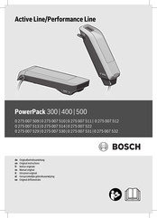 Bosch 0 275 007 529 Originalbetriebsanleitung