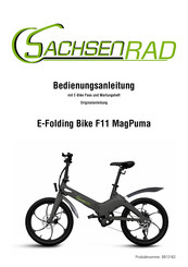 SachsenRad E-Folding Bike F11 MagPuma Bedienungsanleitung
