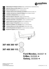 Westfalia Automotive 307 400 300 107 Montage- Und Betriebsanleitung