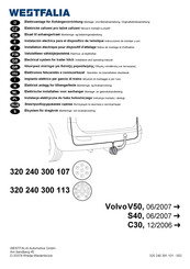 Westfalia Automotive 320 240 300 107 Montage- Und Betriebsanleitung