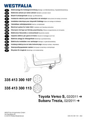 Westfalia Automotive 335 413 300 107 Montage- Und Betriebsanleitung