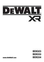 DeWalt DCH334 Bersetzt Von Den Originalanweisungen