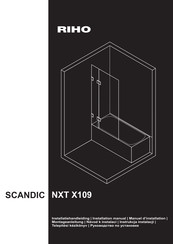 Riho SCANDIC NXT X109 Montageanleitung