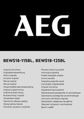 AEG BEWS18-115BL Originalbetriebsanleitung