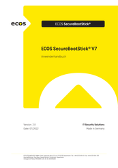 Ecos SecureBootStick V7 Anwenderhandbuch
