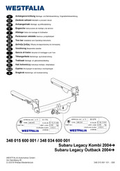 Westfalia Automotive 348 034 600 001 Montage- Und Betriebsanleitung