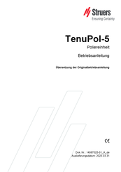 struers TenuPol-5 Betriebsanleitung