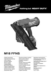 Milwaukee M18 FFNS Originalbetriebsanleitung