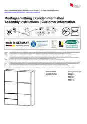 Rauch MZ146 42085.5090 Montageanleitung