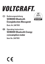 VOLTCRAFT 2467903 Bedienungsanleitung