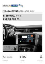 speedsignal LARDIS:ONE DS B-360VW02 Einbauanleitung