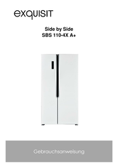 exquisit SBS 110-4X A+ Gebrauchsanweisung