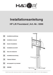 HAGOR HP Lift Floorstand Installationsanleitung