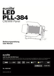 EuroLite LED PLL-384 CW/WW Panel Bedienungsanleitung