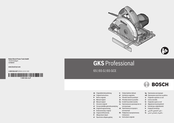 Bosch GKS 65 GCE Professional Originalbetriebsanleitung