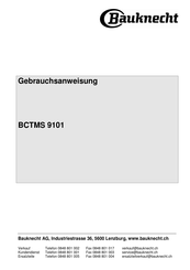 Bauknecht BCTMS 9101 Gebrauchsanweisung