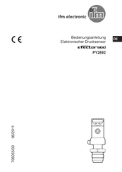 IFM Electronic Efector500 PY2692 Bedienungsanleitung