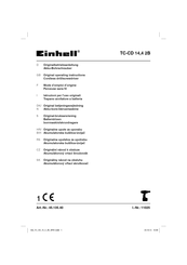 EINHELL TC-CD 14,4 2B Originalbetriebsanleitung