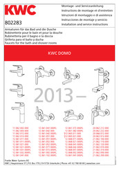 KWC DOMO 21.062.350.000 Montage- Und Serviceanleitung