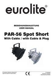 EuroLite PAR-56 Spot Short Bedienungsanleitung