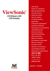 ViewSonic VG1932wm-LED Bedienungsanleitung