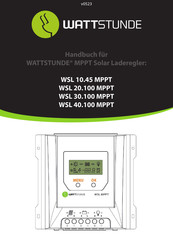 Wattstunde WSL 30.100 MPPT Handbuch