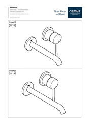 Grohe Essence 19 967 Montageanleitung