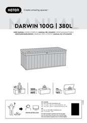 Keter DARWIN 100G Montageanleitung