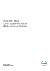 Dell S2719DMt Bedienungsanleitung