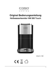 CASO DESIGN HW 500 Touch Original Bedienungsanleitung