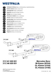 Westfalia Automotive 313 341 600 001 Montage- Und Betriebsanleitung