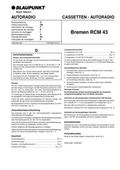 Bosch Blaupunkt Bremen RCM 43 Einbauanleitung